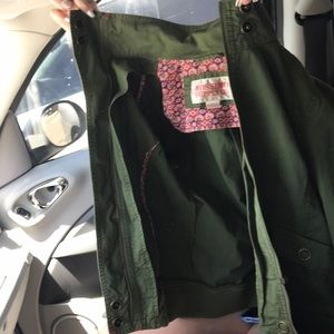Army green jacket